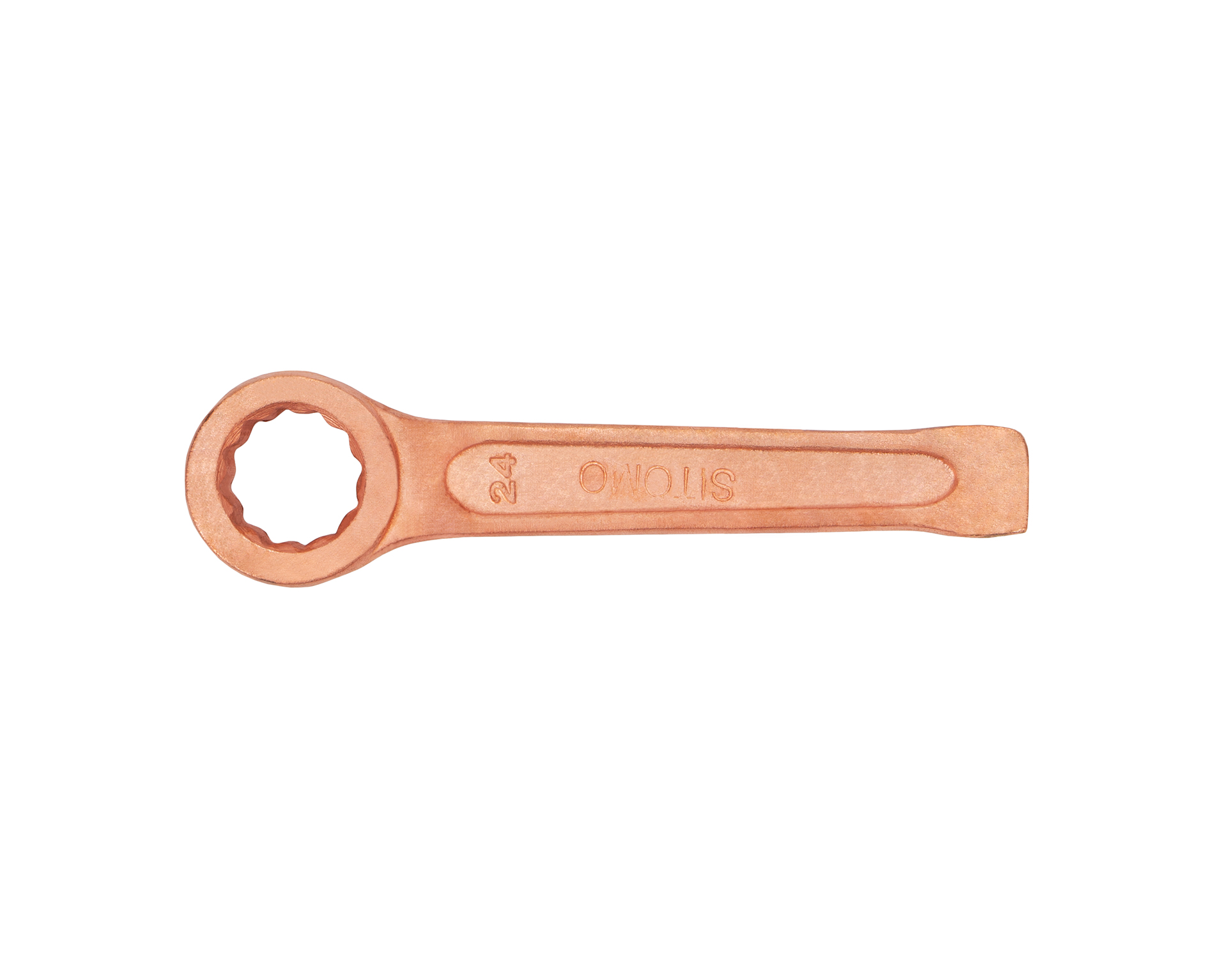 Ключ накидной односторонний ударный 24 мм омеднение SITOMO
