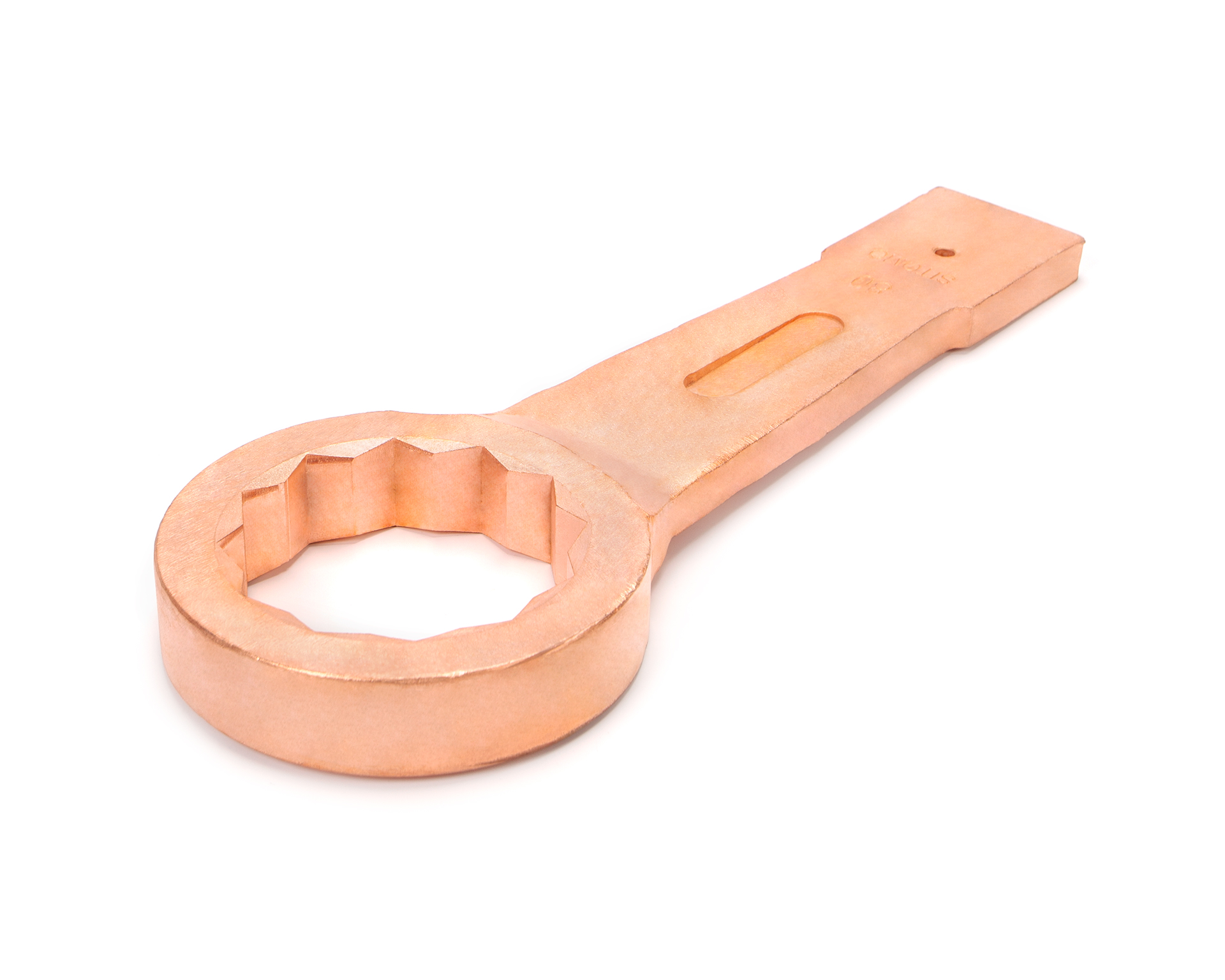 Ключ накидной односторонний ударный 80 мм омеднение SITOMO