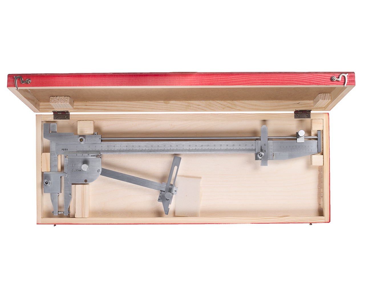 Штангенциркуль путевой ПШВ (Путеец) 290 1 (осн); 10 0,5 (вспом); 16 1 (мал); КировИнструмент