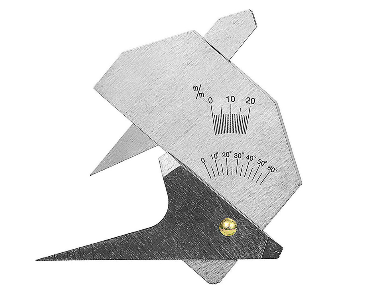 Шаблон сварщика WG 2 нержавеющая сталь Микрон