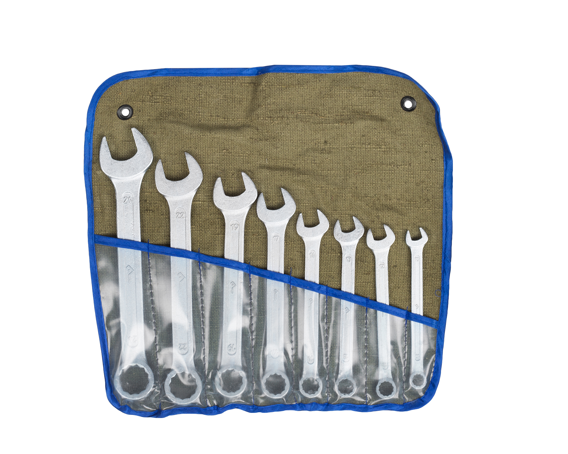 Набор ключей гаечных комбинированных 8 шт. (10-24) КЗСМИ