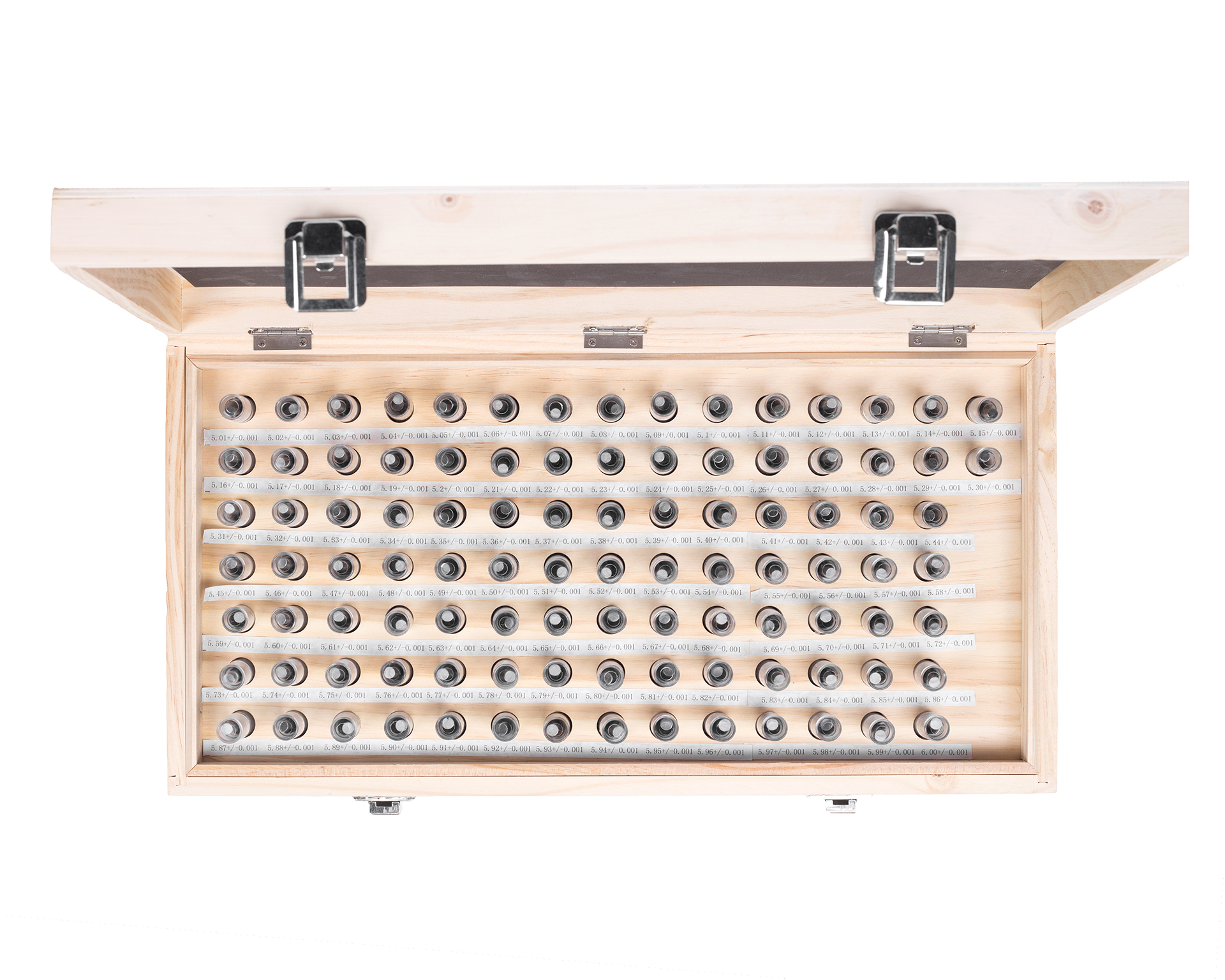 Набор гл. калибров 5,01- 6,00 +/-0,001 шаг 0,01 100шт ЧИЗ