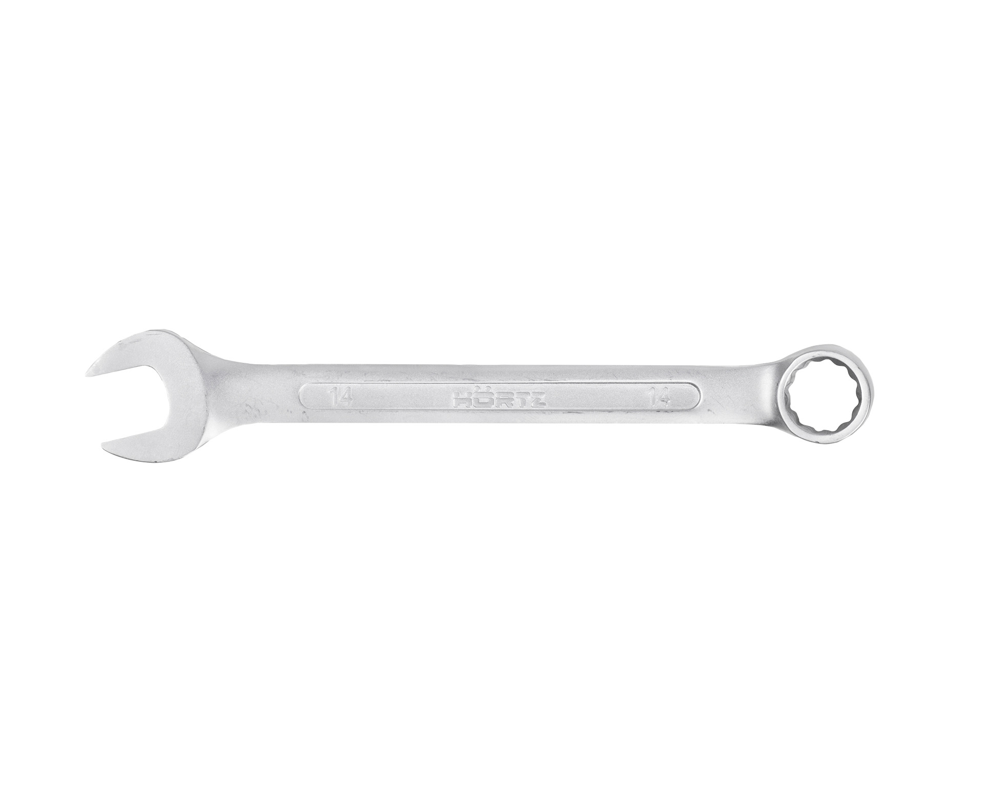 Ключ гаечный комбинированный 14х14 мм сатин финиш HORTZ