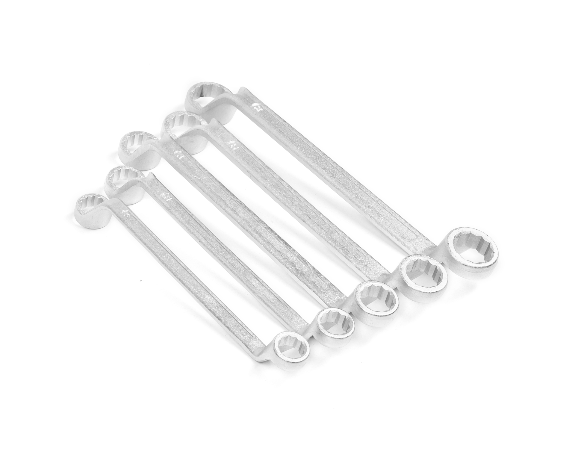 Набор ключей накидных двусторонних №5 (17-30) брезентовая сумка КЗСМИ