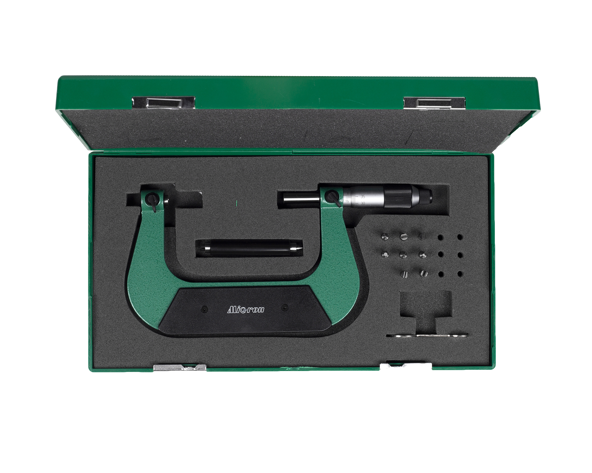 Микрометр со вставками МВМ-100 0.01 МИК с калибровкой