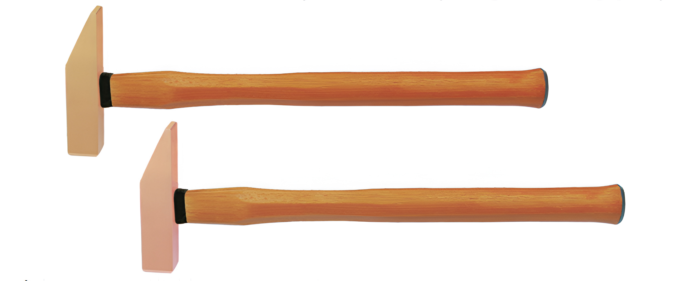 Молоток слесарный квадратный боек 0,2 кг медь рукоятка дерево искробезопасный, HORTZ