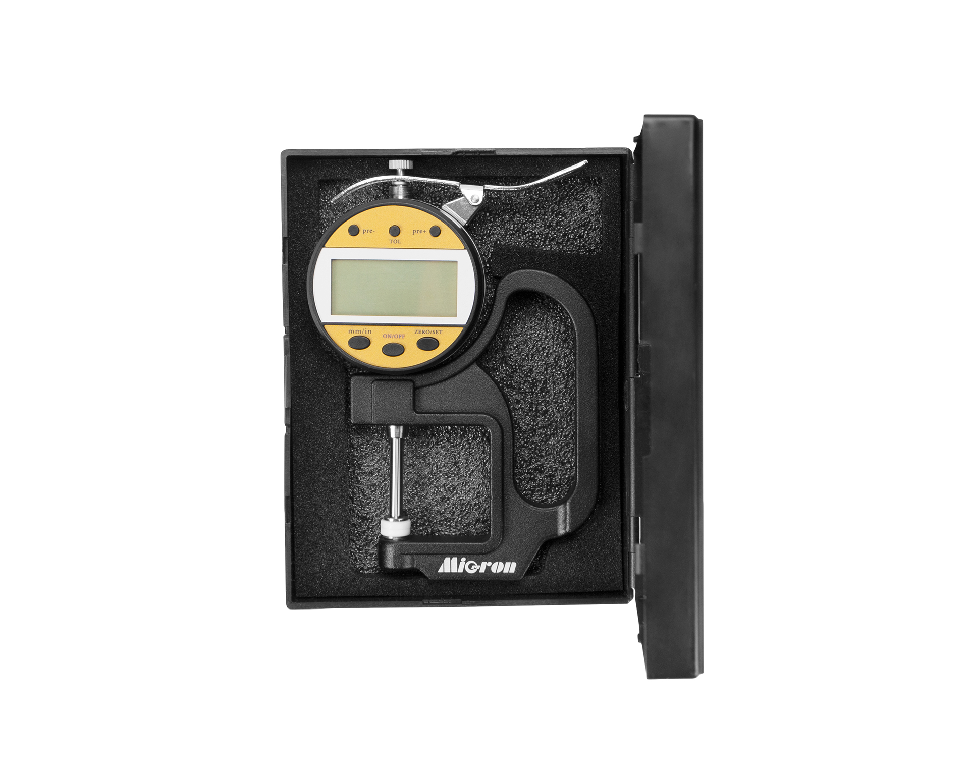 Толщиномер индикаторный электр. ТРЦ 0- 25 0.01 для мягких материалов Micron