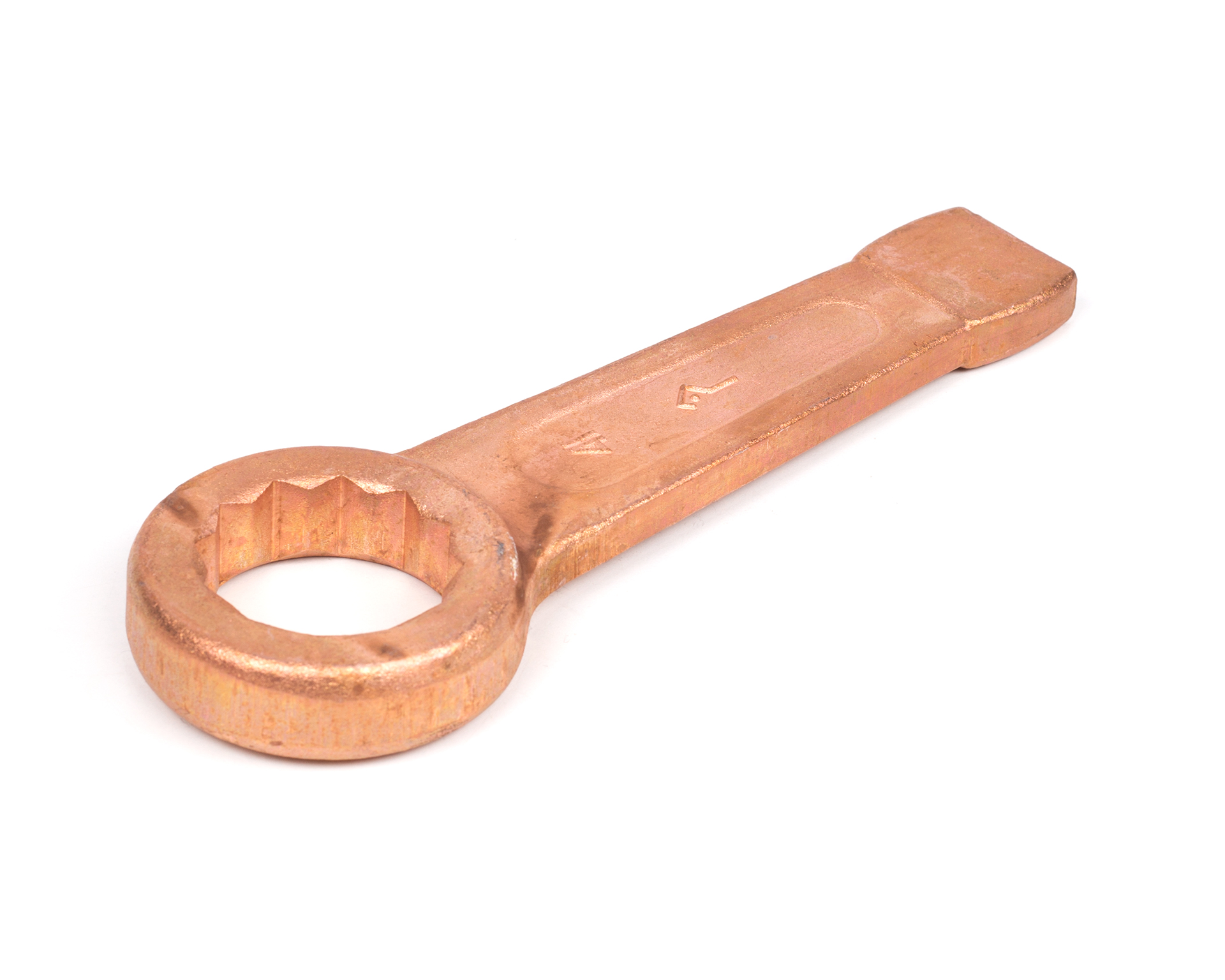 Ключ накидной односторонний ударный 41 мм омеднение