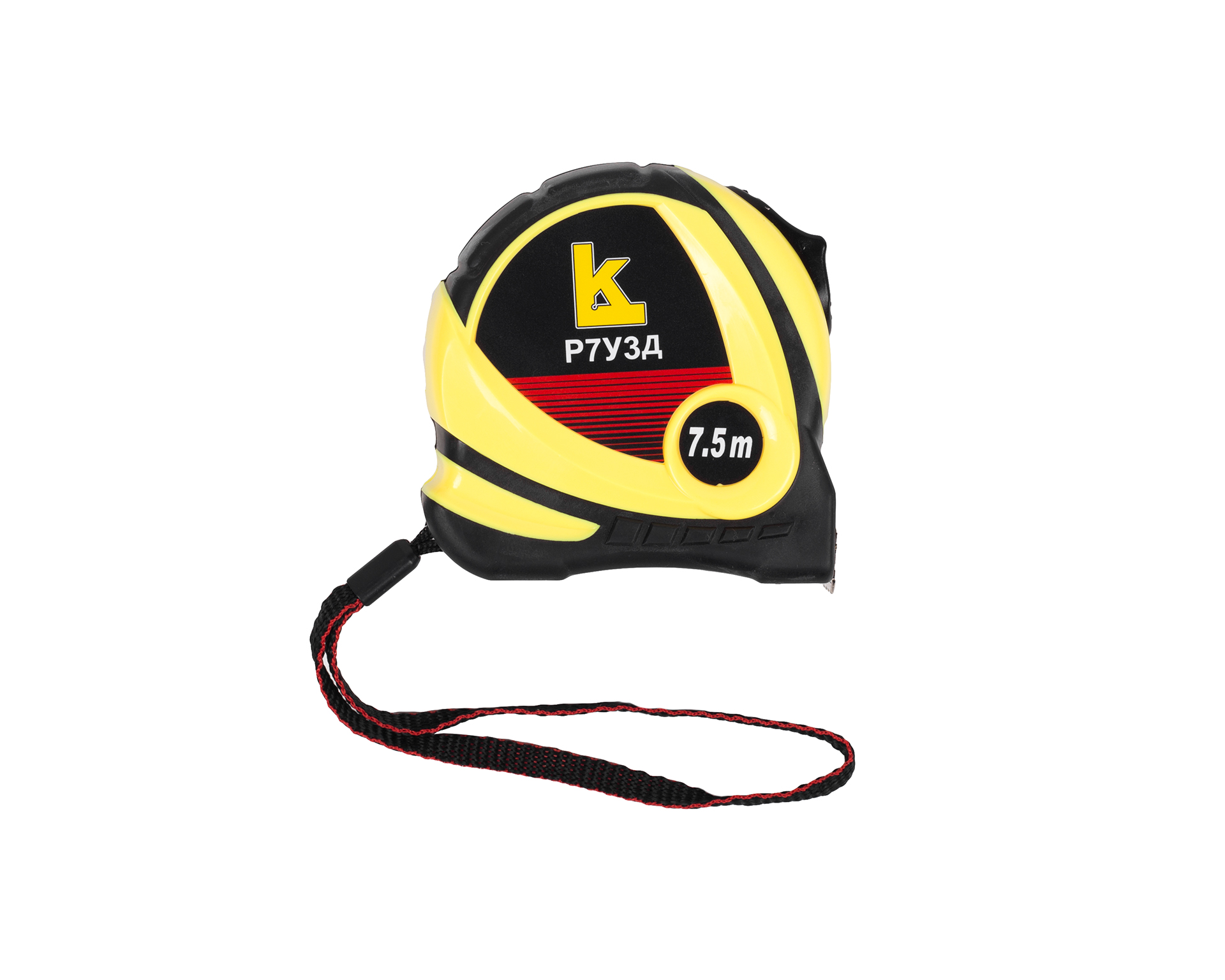 Рулетка 7,5м обрезин. с держателем кл.3 Р75УЗД (госреестр № 71665-18) КЛБ