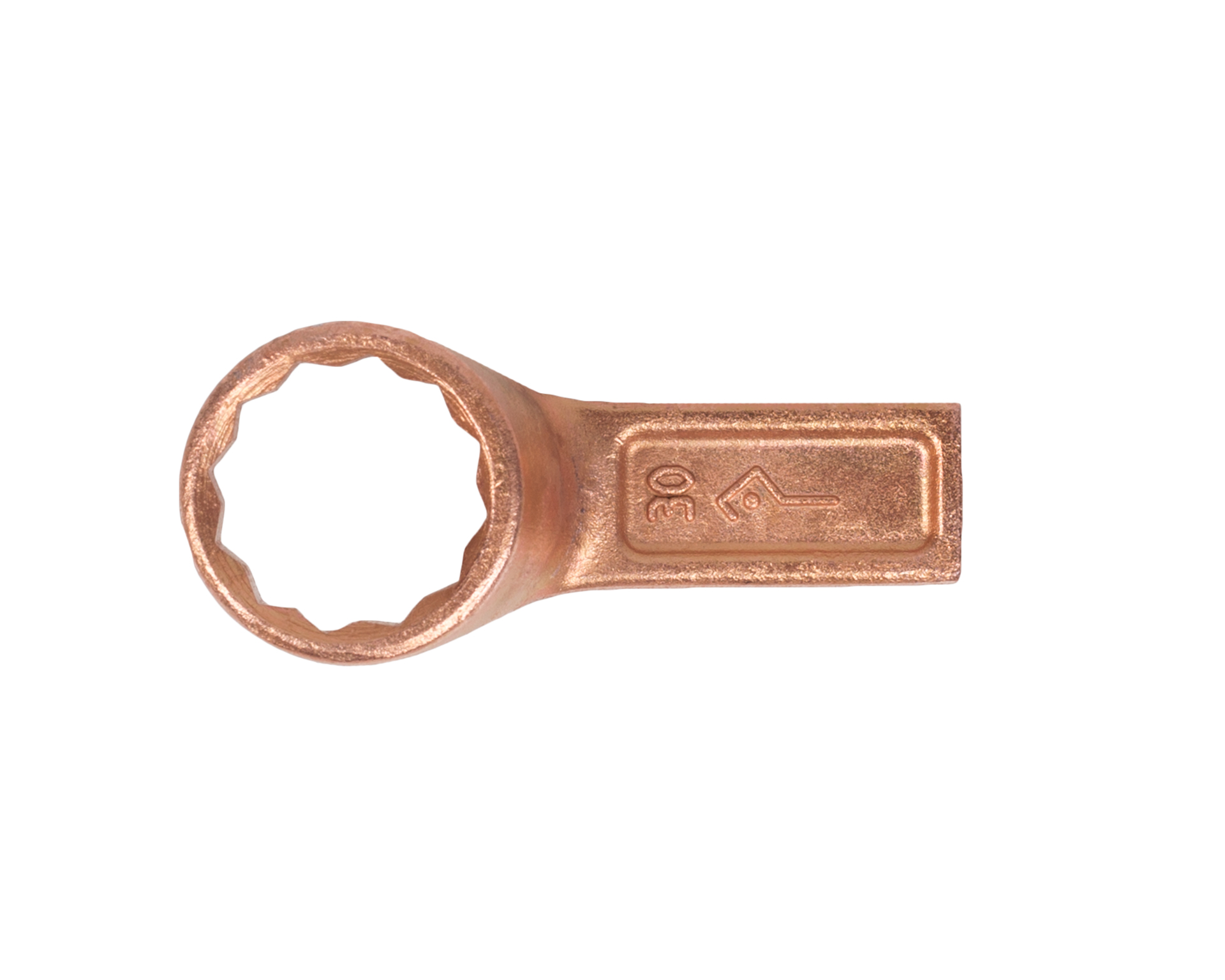 Ключ накидной односторонний 30 мм омеднение