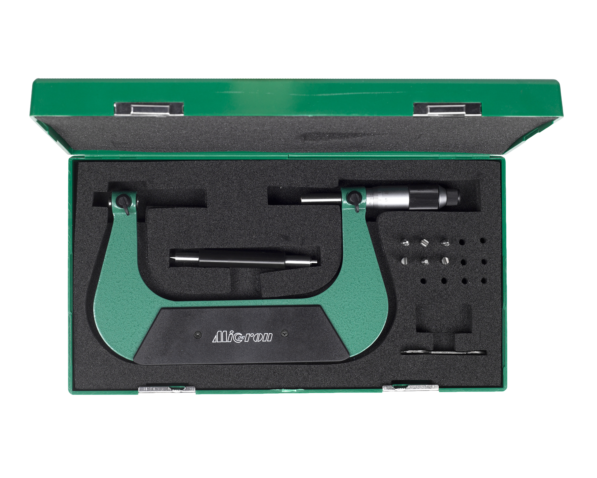 Микрометр резьбовой МВМ-125 0,01 с калибровкой Микрон