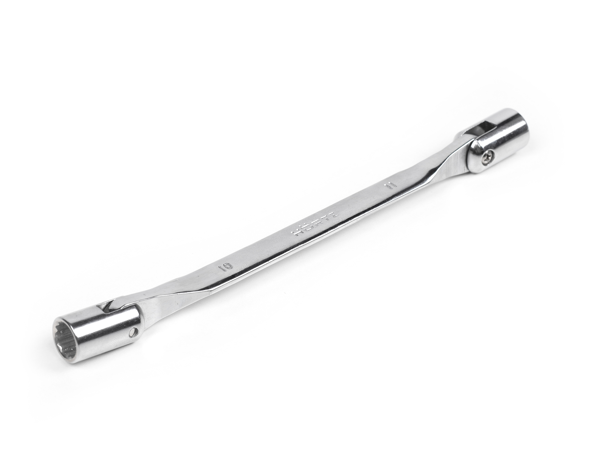 Ключ торцевой шарнирный 10х11 хром HORTZ