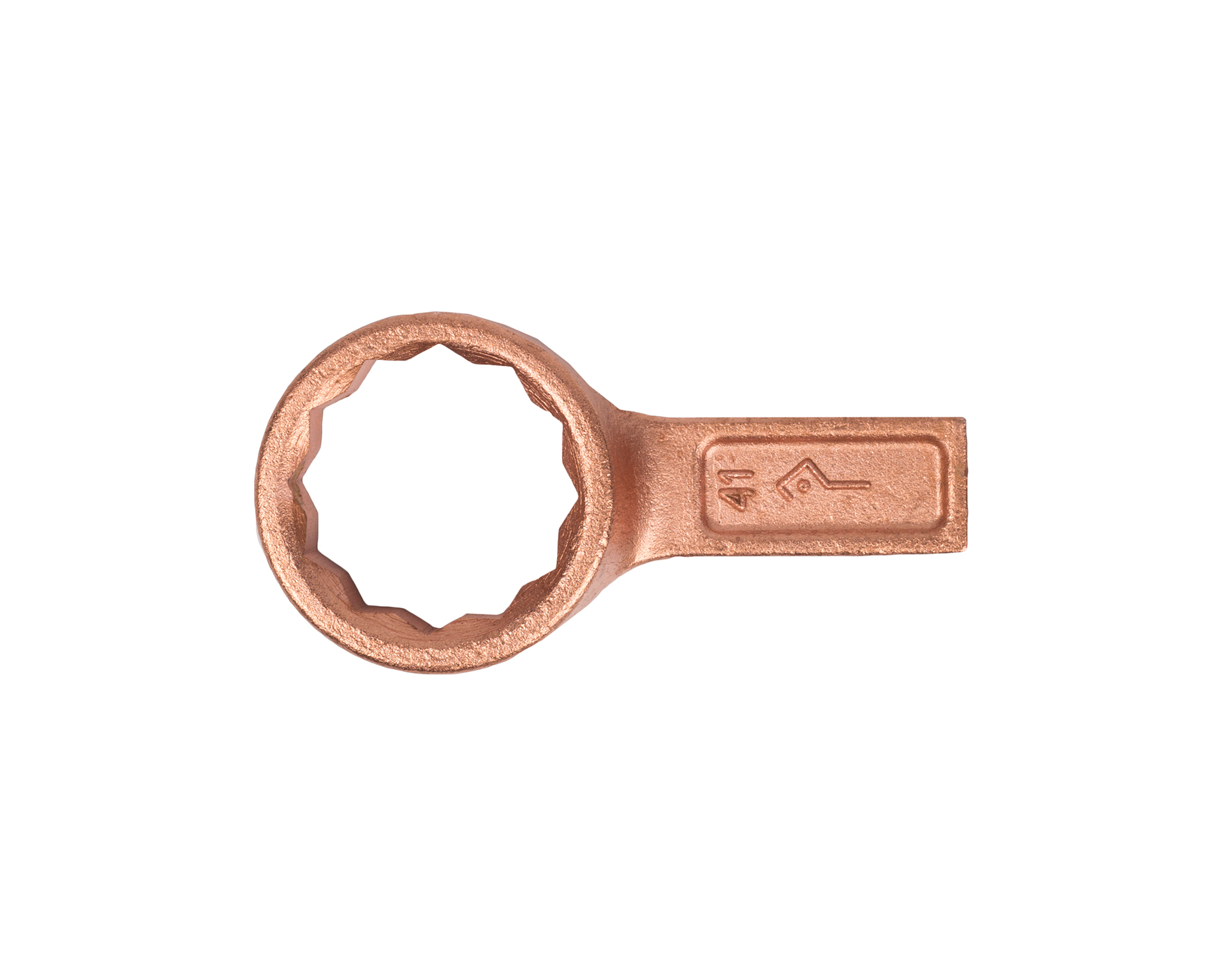 Ключ накидной односторонний 41 мм омеднение