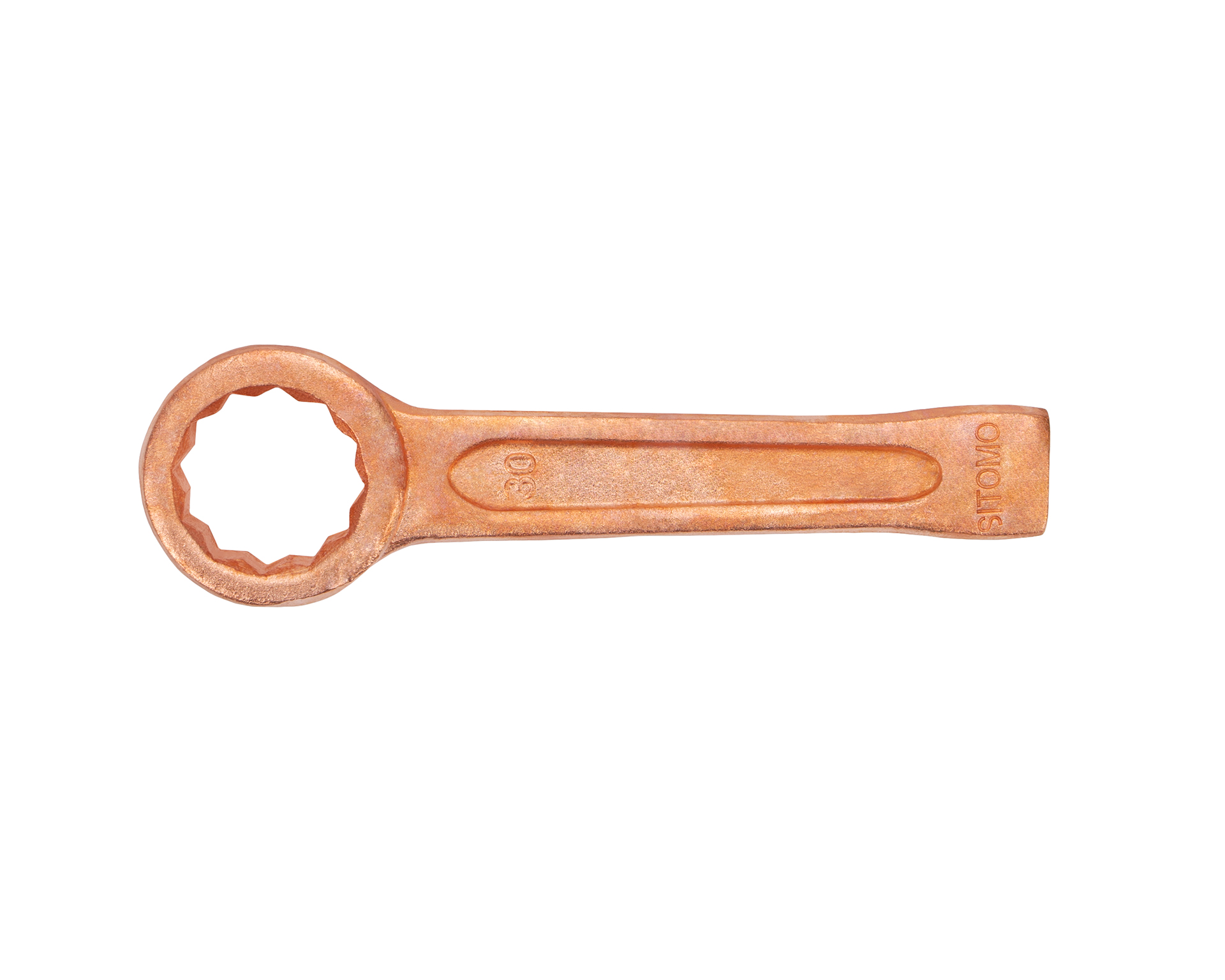 Ключ накидной односторонний ударный 30 мм омеднение SITOMO