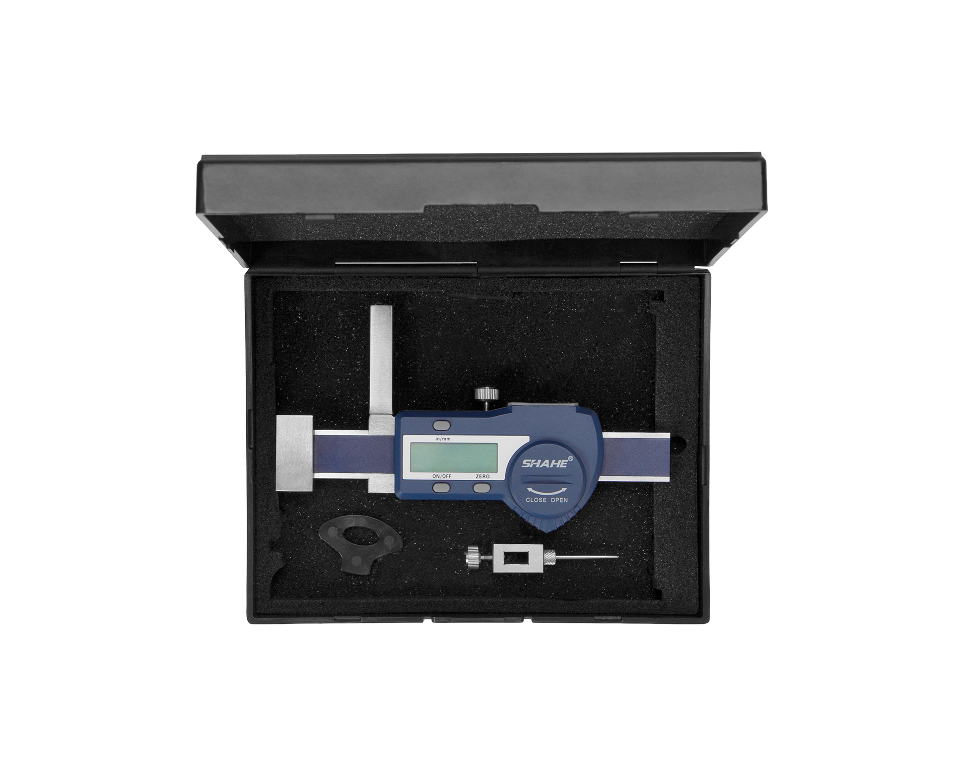 Глубиномер для измерения отклонения плоских углов 15 0,01 электр. SHAHE