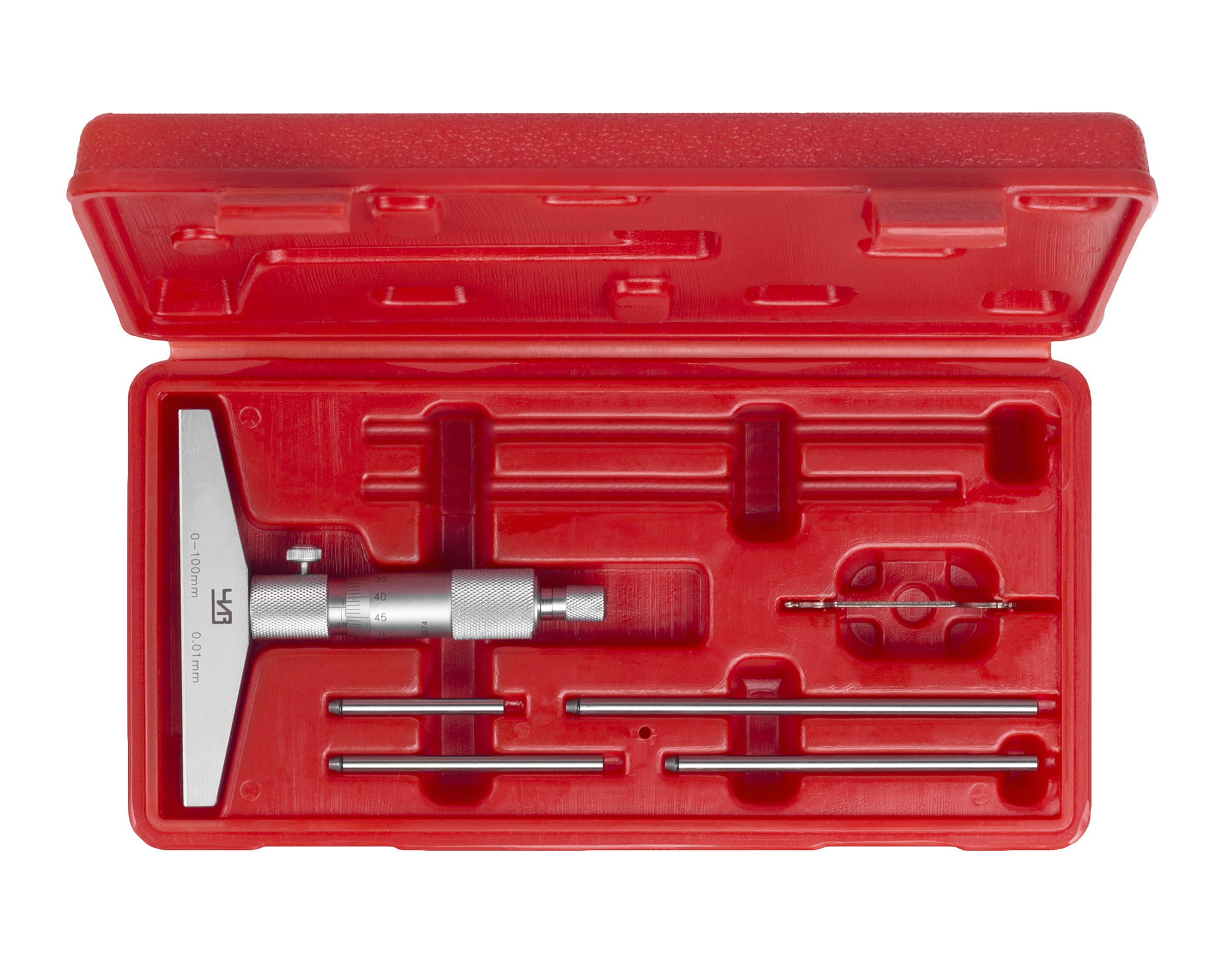 Глубиномер микрометрический ГМ-100 мм 0.01 ЧИЗ с поверкой