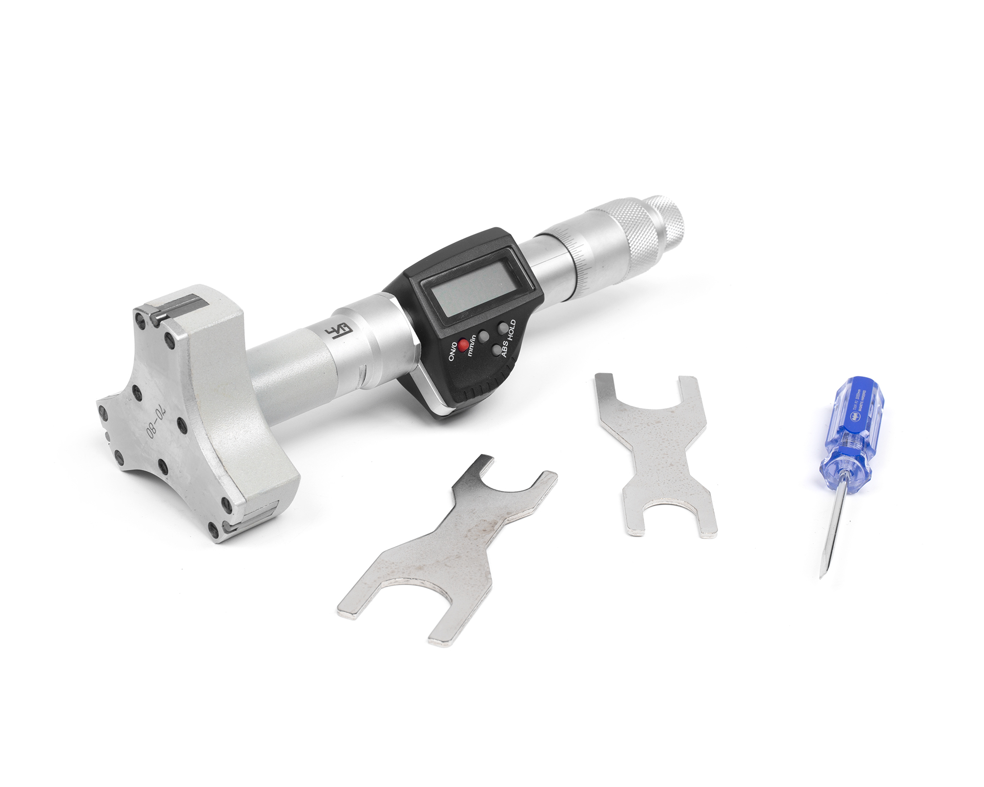 Нутромер микрометрический 3-точечный электронный 70- 80 0,001 у/к ЧИЗ