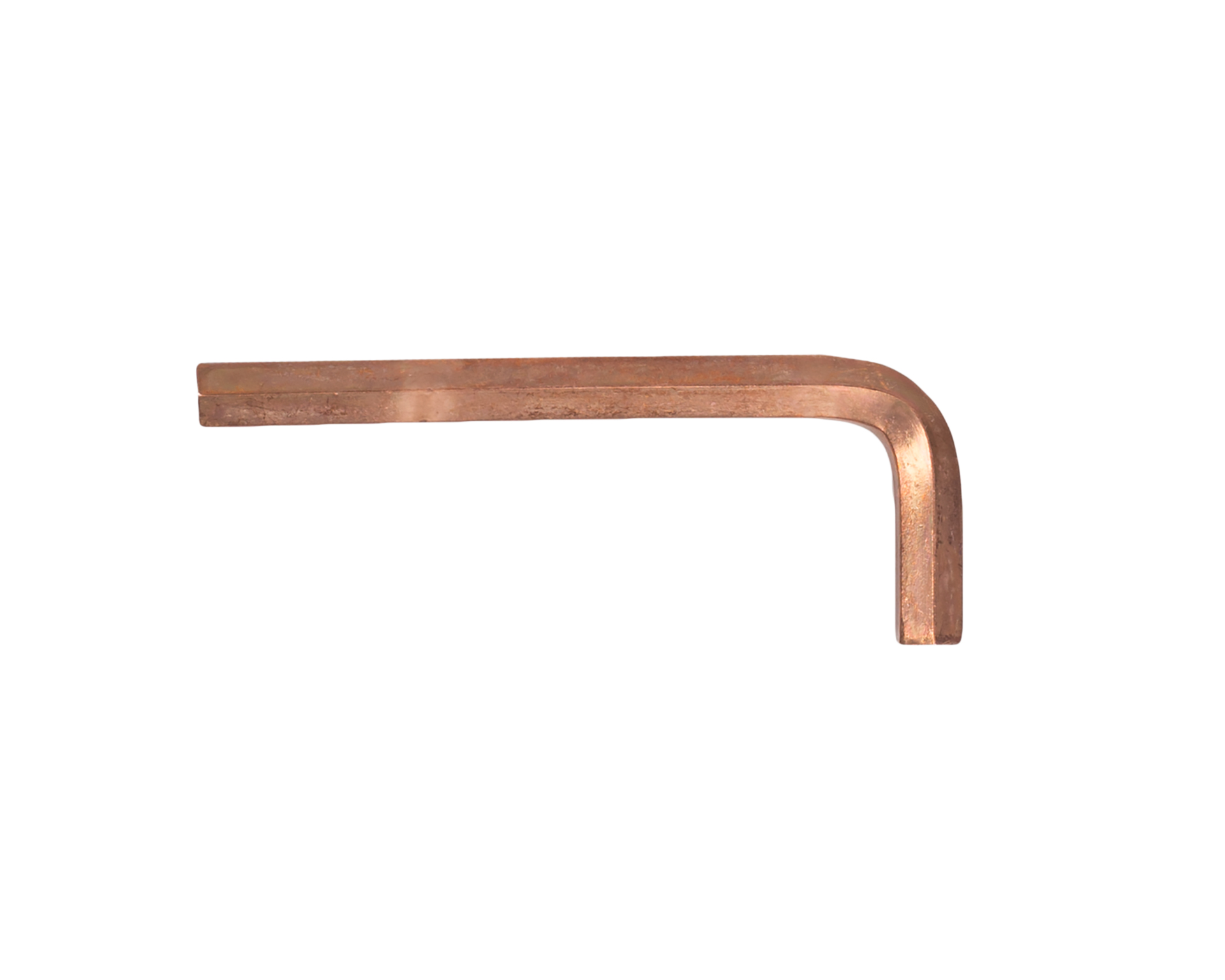 Ключ шестигранный изогнутый 5 мм омеднение