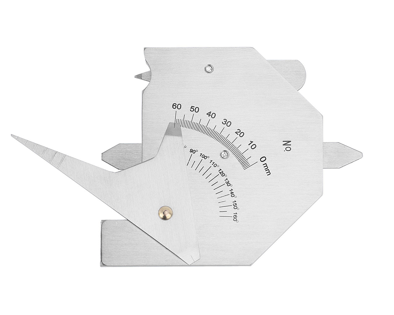 Шаблон сварщика WG 2+ нержавеющая сталь Микрон