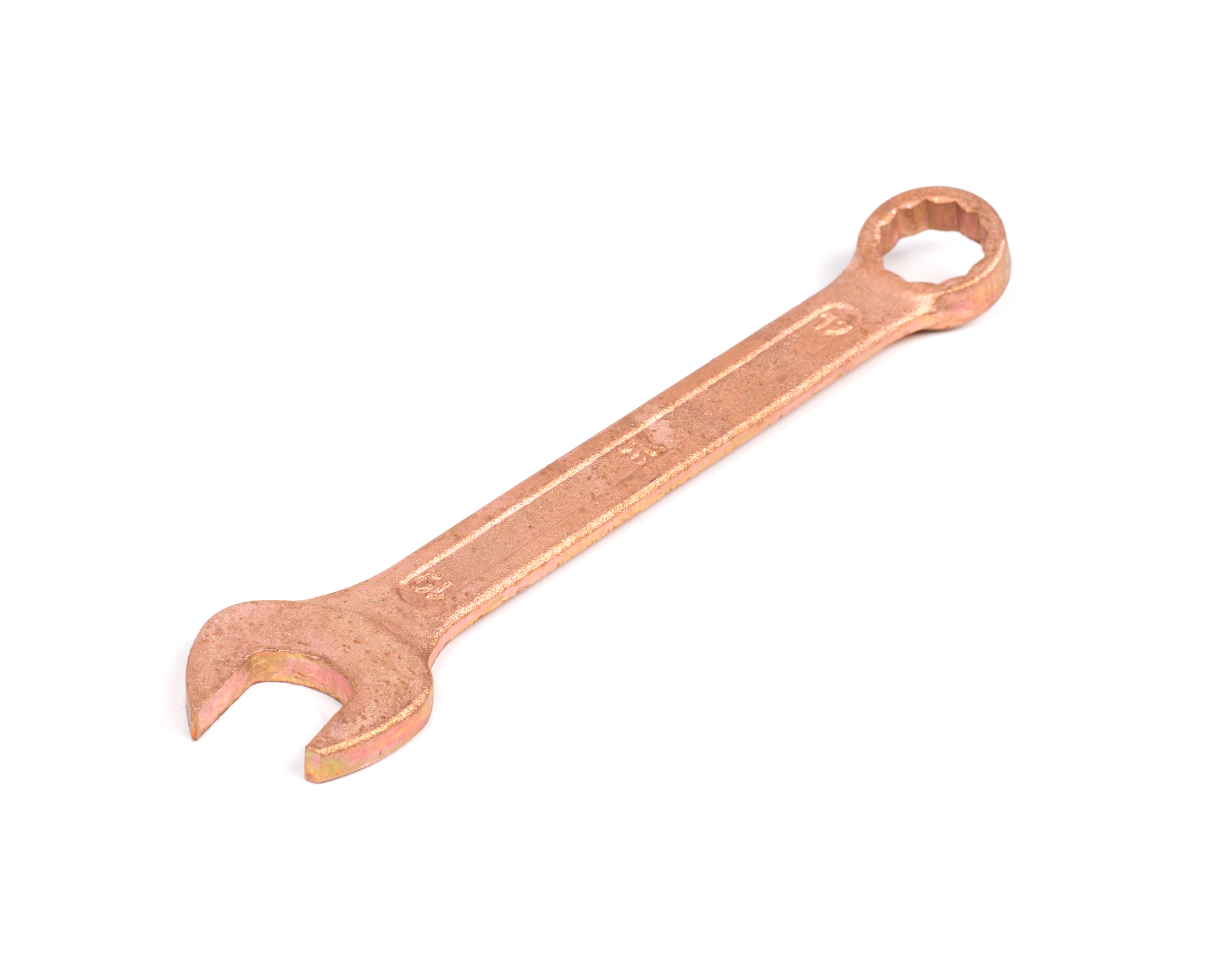 Ключ гаечный комбинированный 19х19 мм омеднение